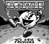 Pac-In-Time (Europe) Title Screen
